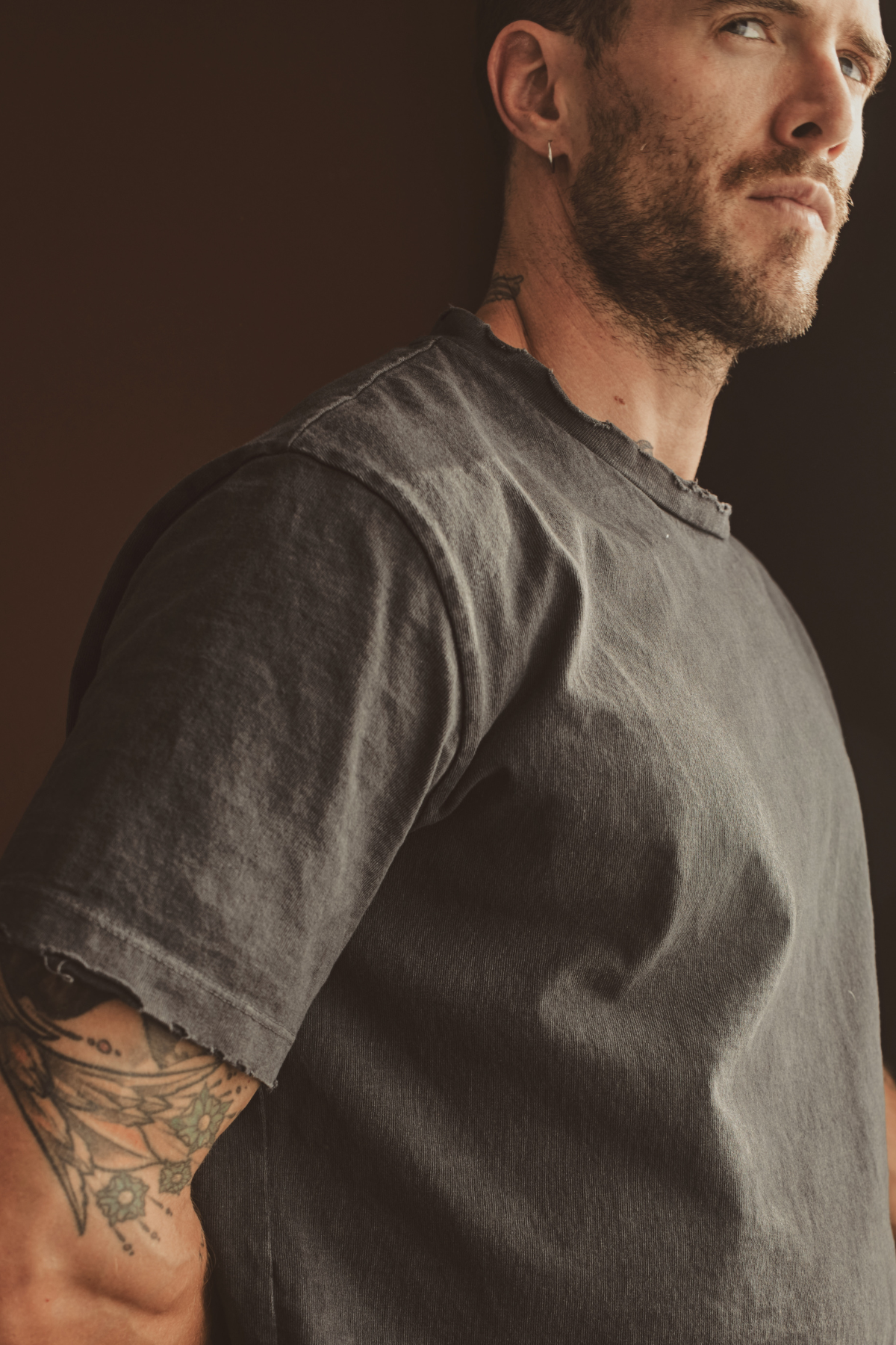 Relaxed Tee in Heavy Jersey