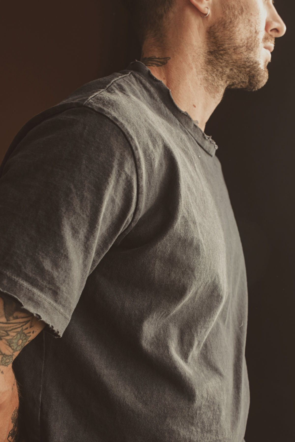 Relaxed Tee in Heavy Jersey