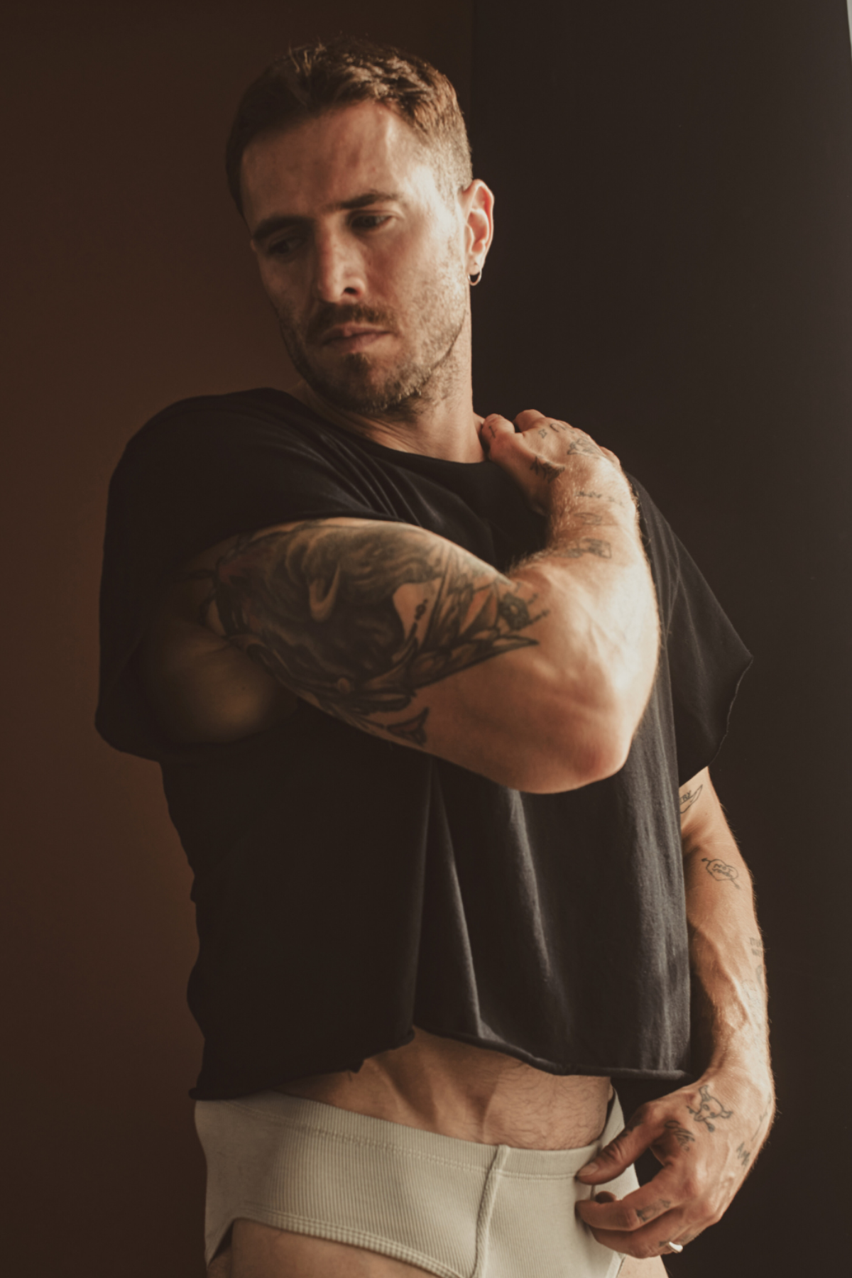 Cropped Tee in Supima Cotton