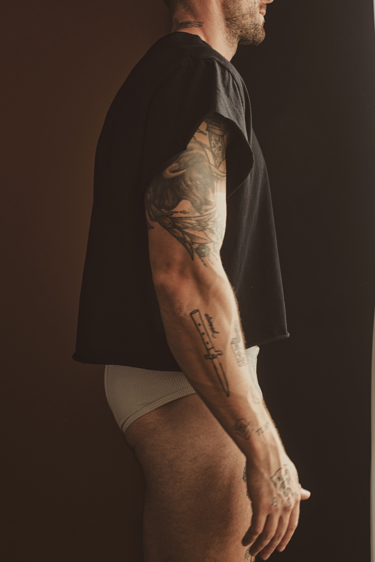 Cropped Tee in Supima Cotton