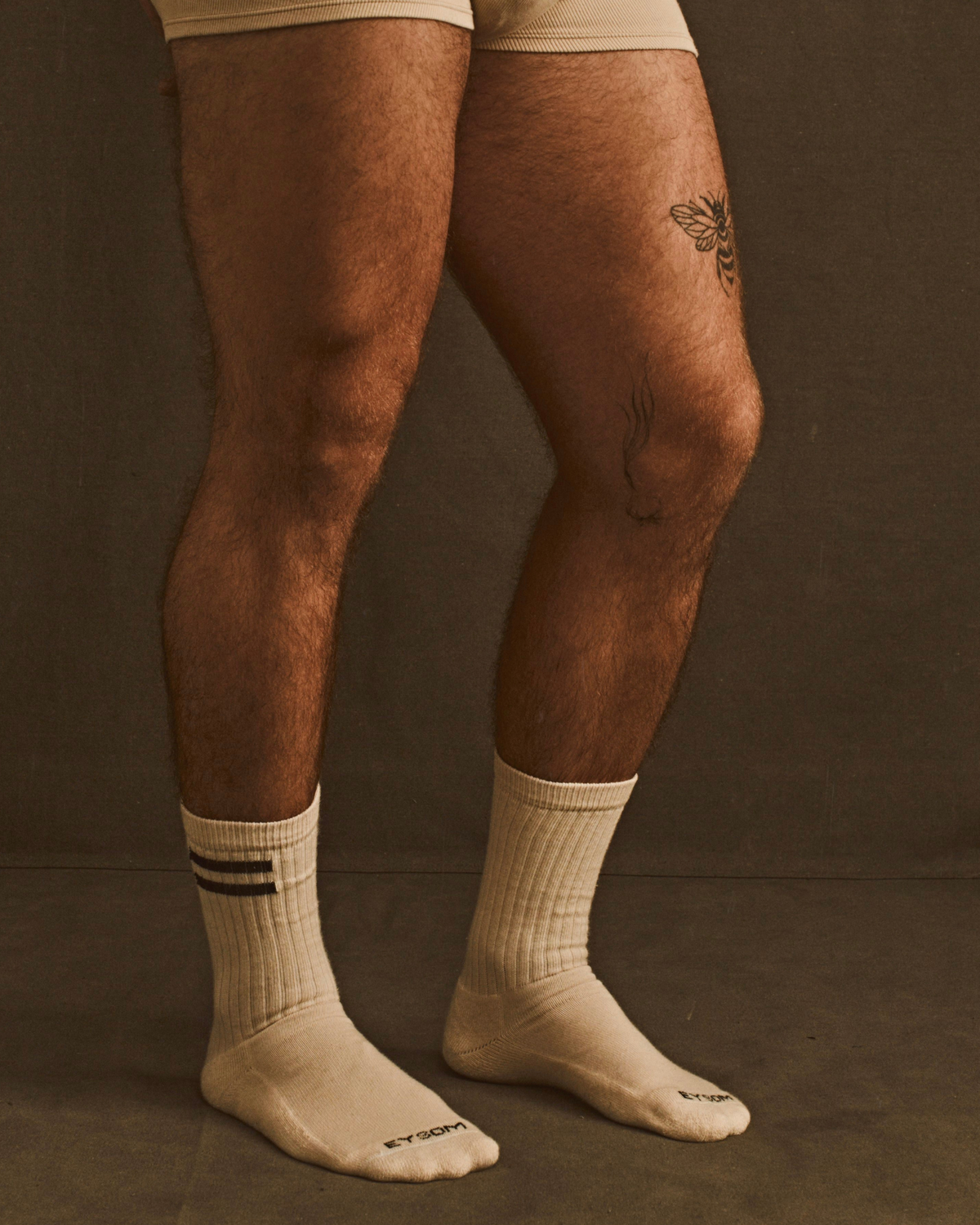 Double-Bar Crew Sock