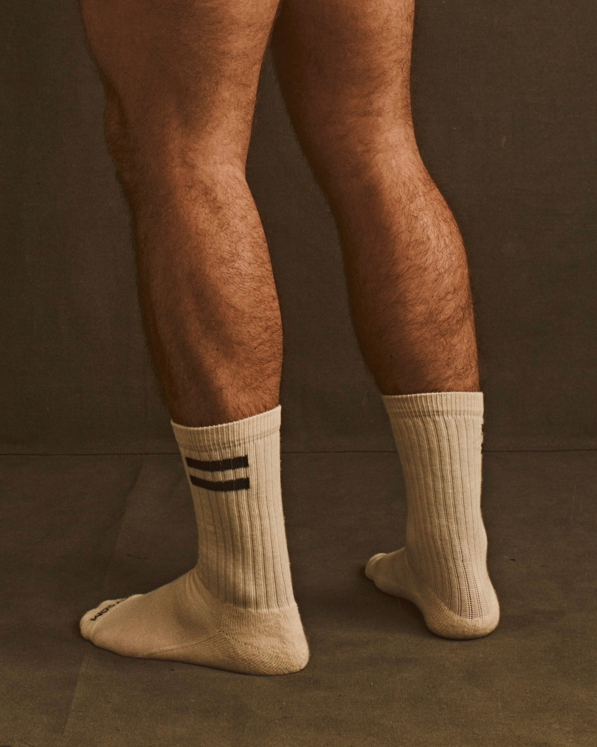 Double-Bar Crew Sock