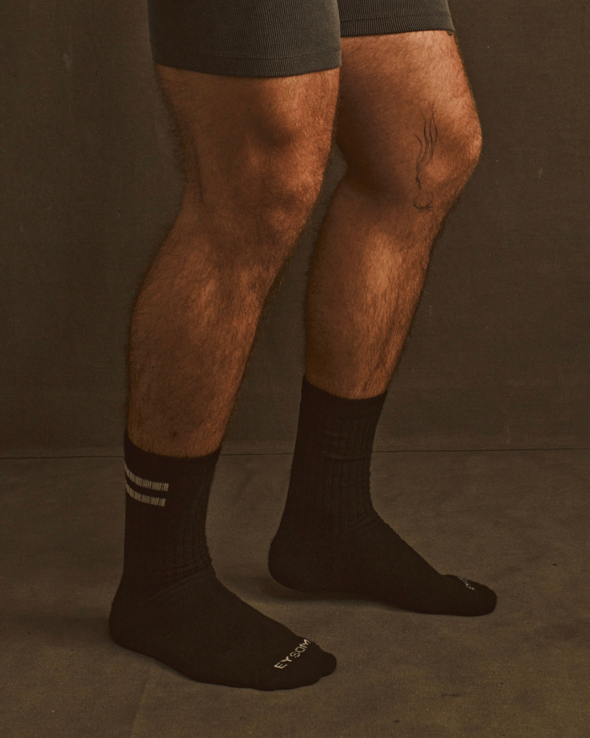 Double-Bar Crew Sock