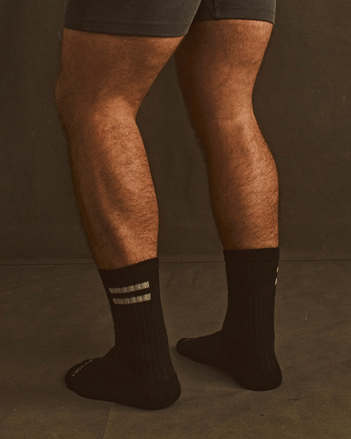 Double-Bar Crew Sock