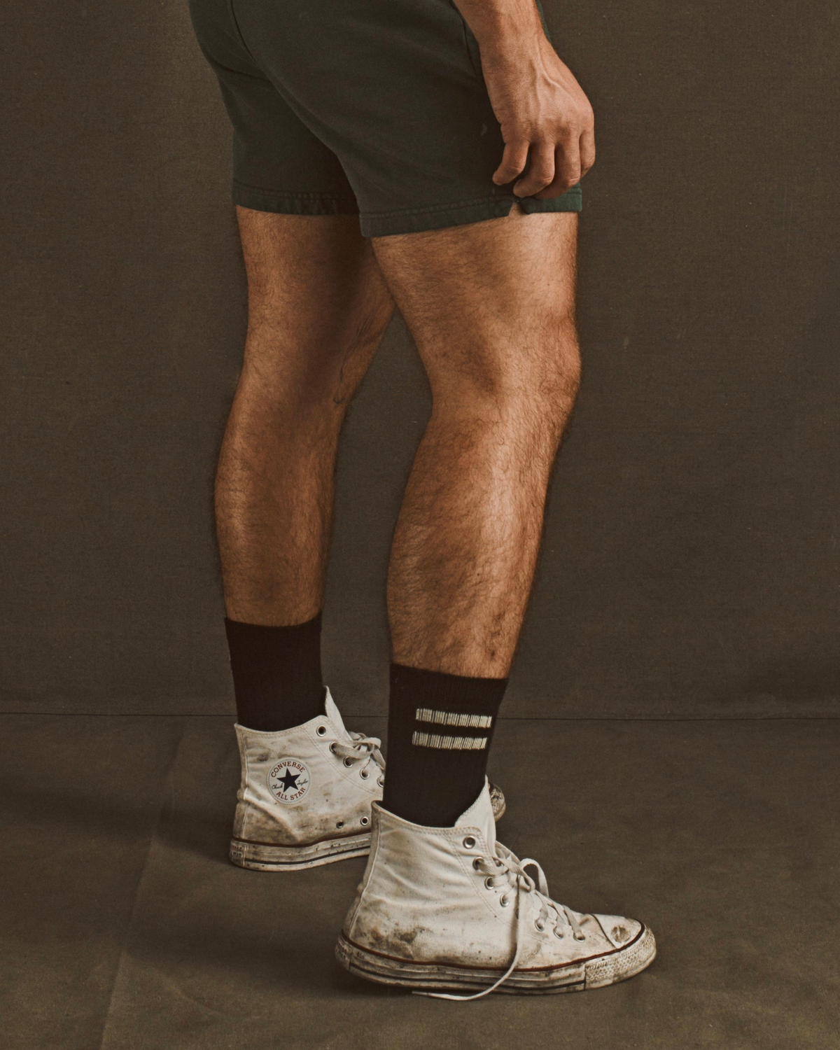 Double-Bar Crew Sock