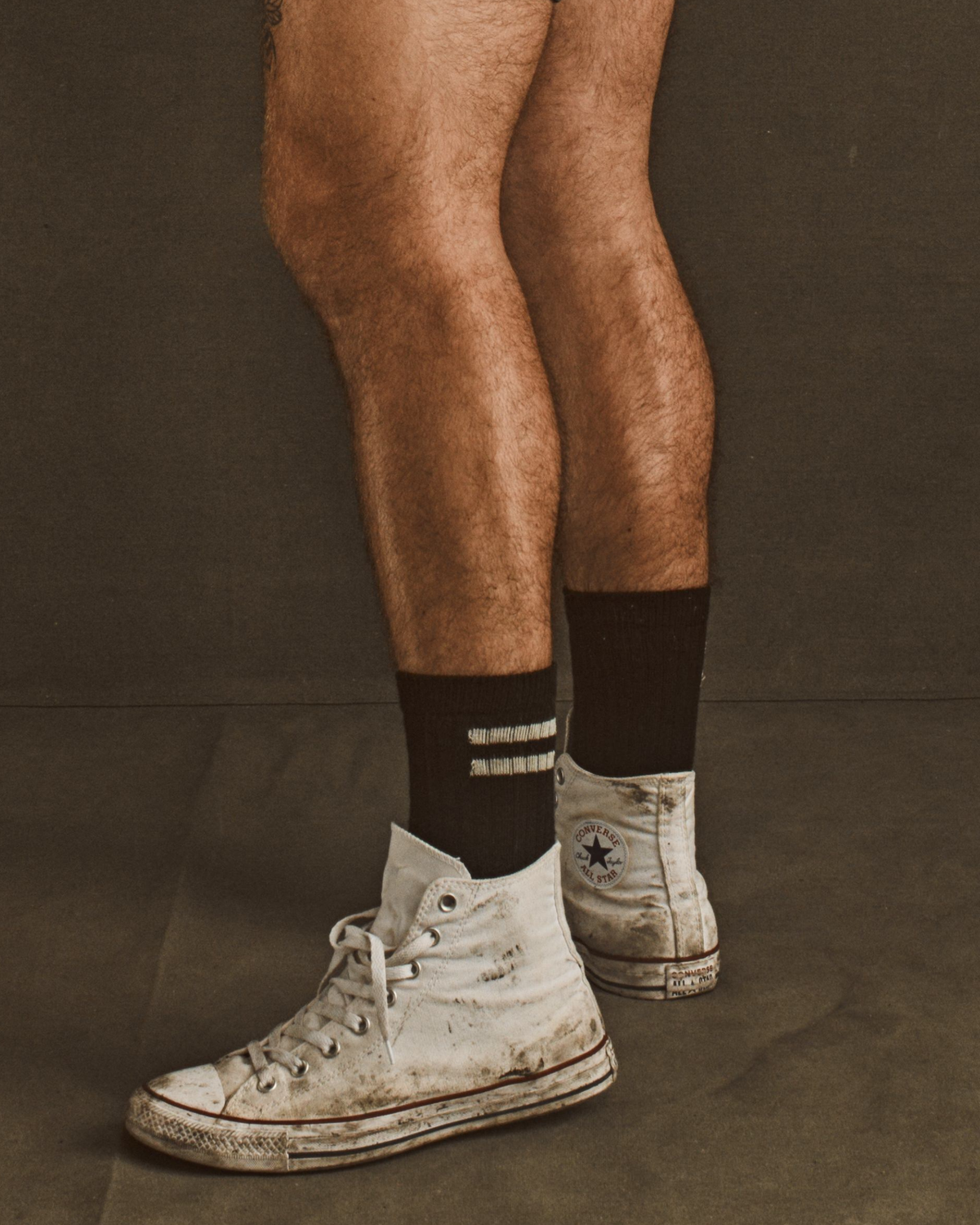 Double-Bar Crew Sock