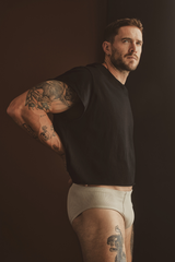 Raw Edge Supima Cropped Tee