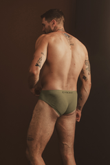 Stretch Cotton Ribbed Briefs