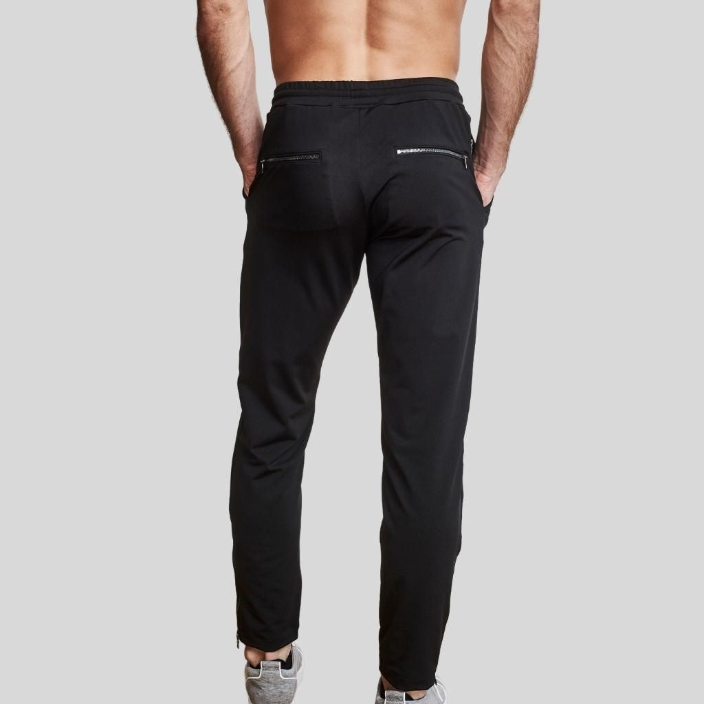 EYSOM Men&#39;s Black Slim Performance Pant