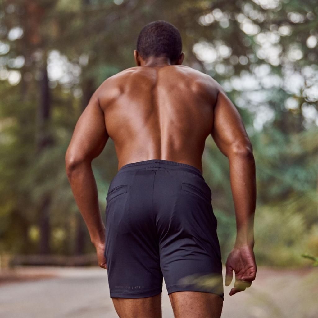 EYSOM Men&#39;s Black 6.5&quot; Unlined Performance Shorts